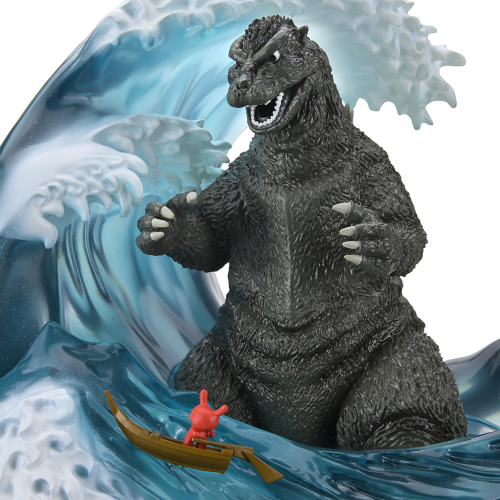 Great Wave Godzilla with Dunny 8" Resin Art Figure (Limited Edition) - NYCC Debut (PRE-ORDER)
