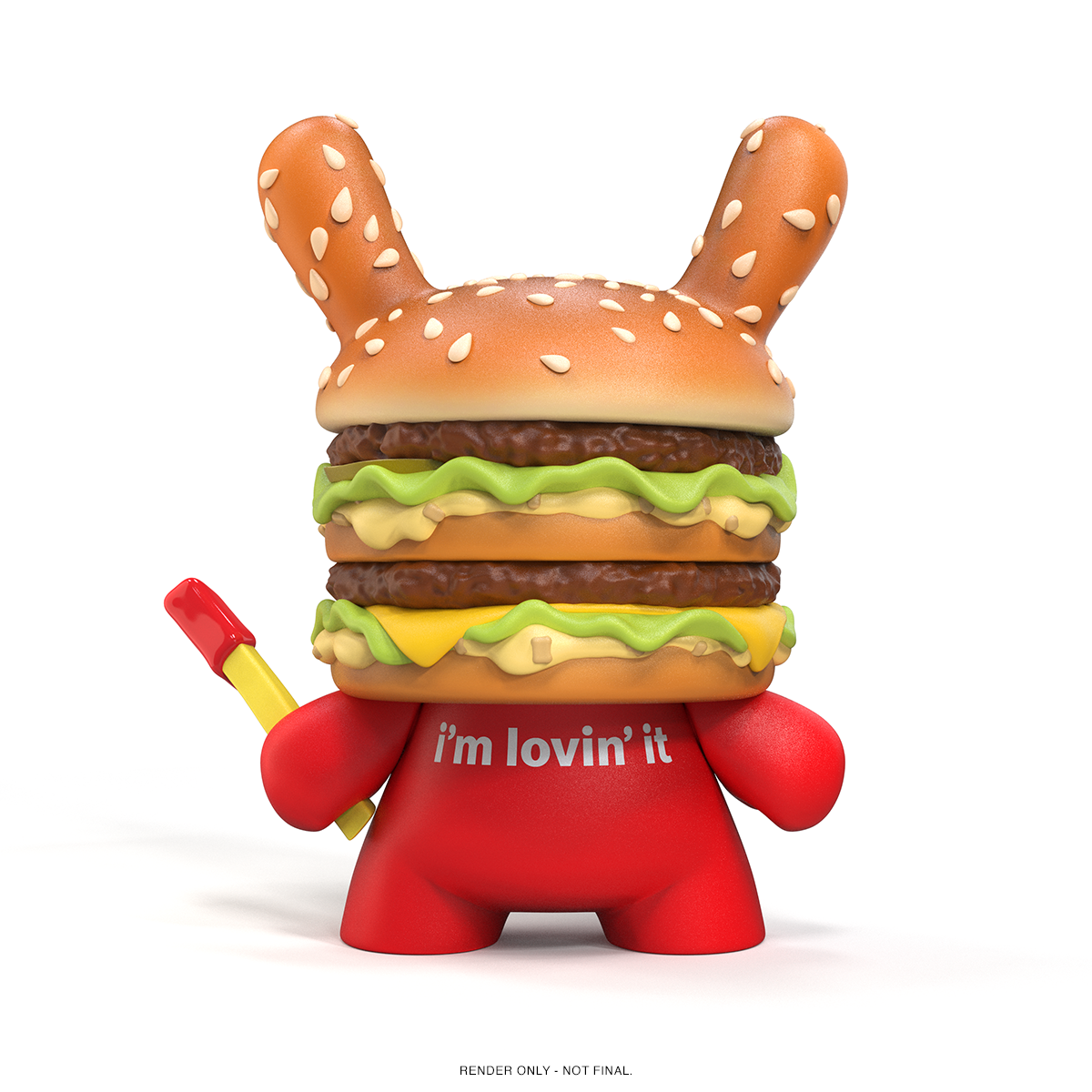 McDonald's Big Mac 8" Vinyl Dunny Art Figure (PRE-ORDER)