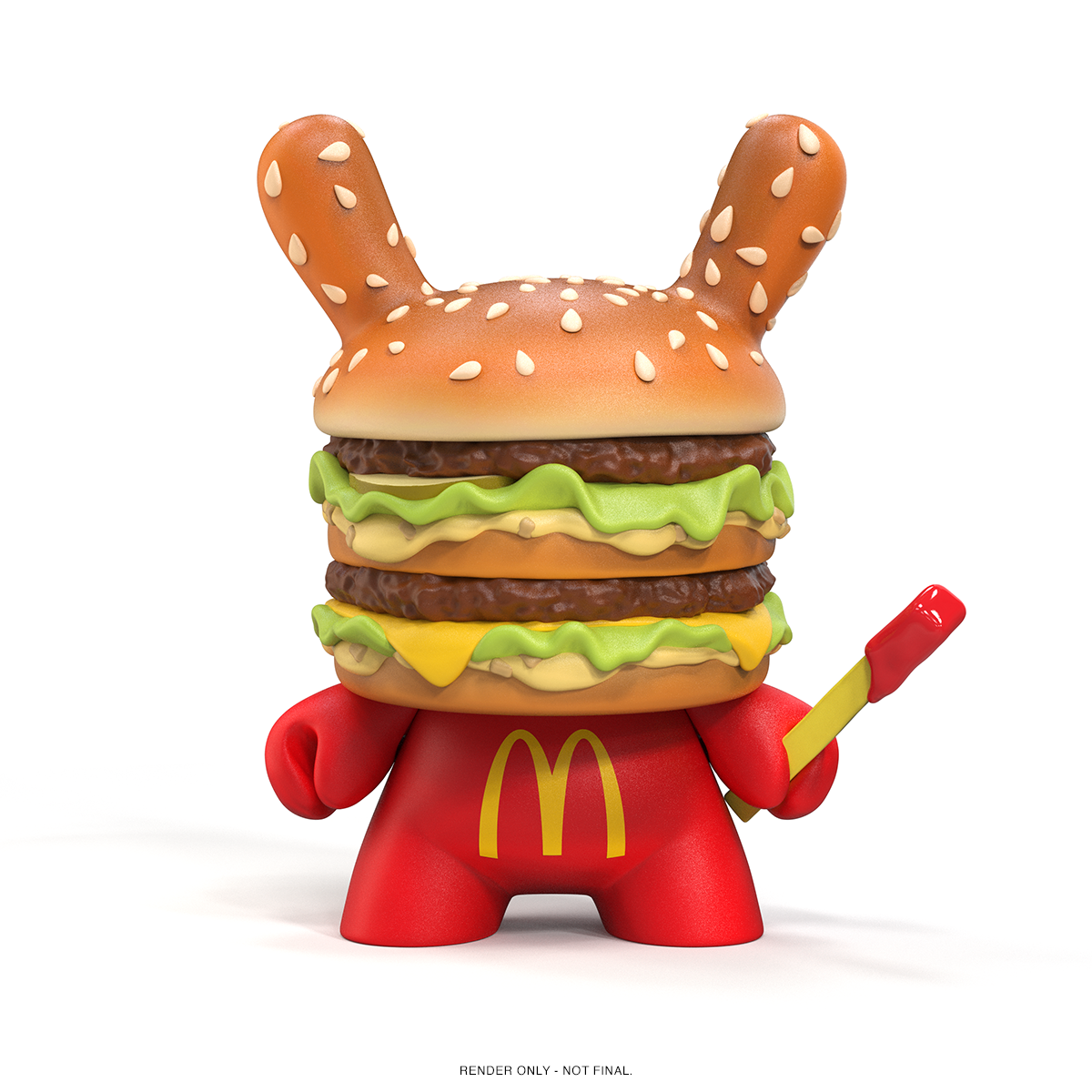 McDonald's Big Mac 8" Vinyl Dunny Art Figure (PRE-ORDER)