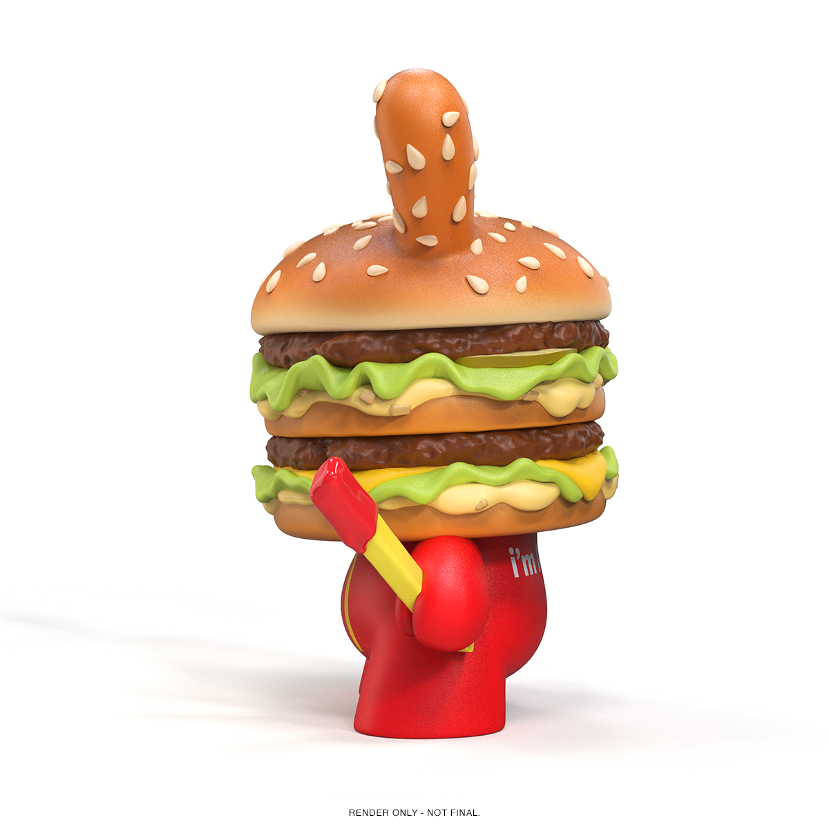 McDonald's Big Mac 8" Vinyl Dunny Art Figure (PRE-ORDER)