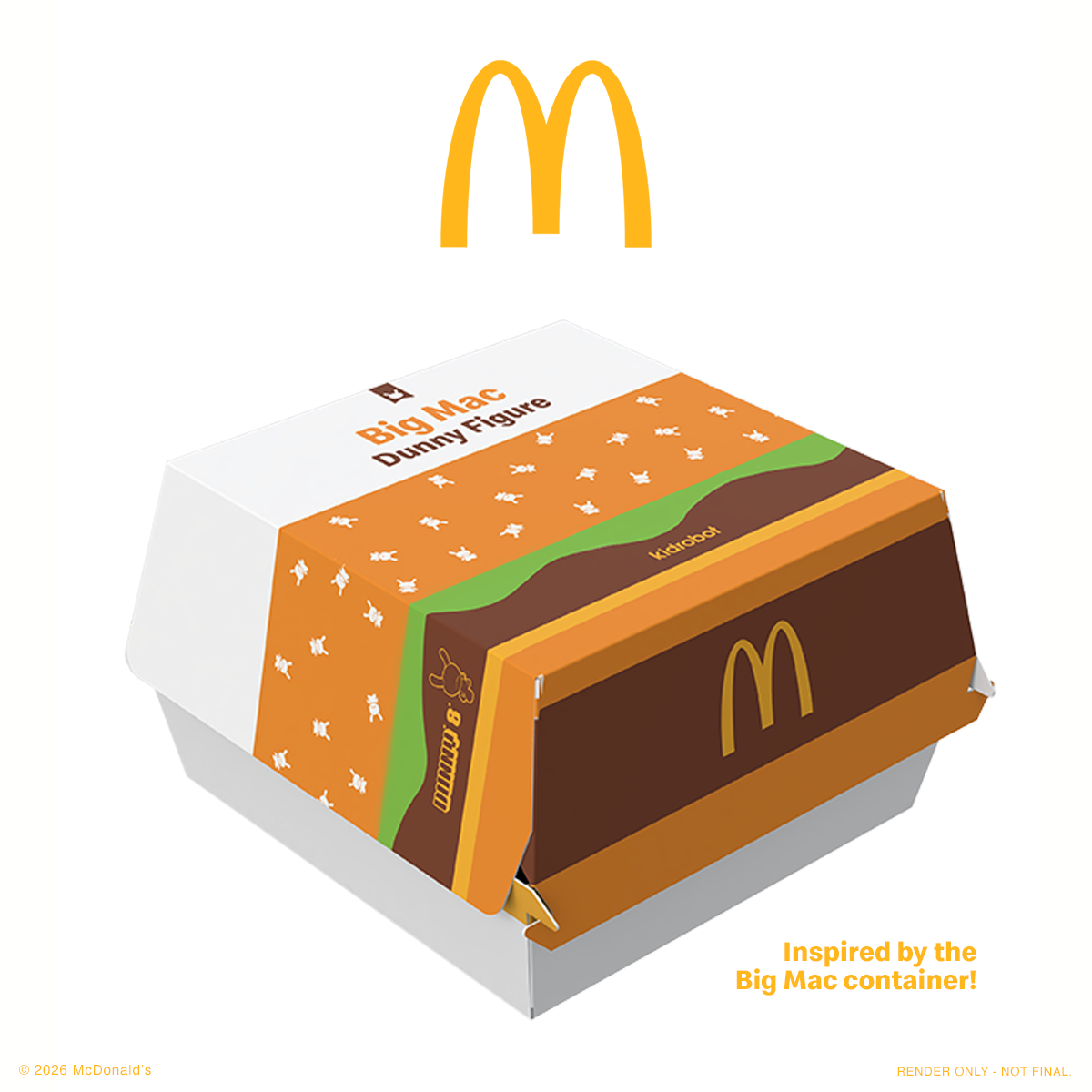 McDonald's Big Mac 8" Vinyl Dunny Art Figure (PRE-ORDER)